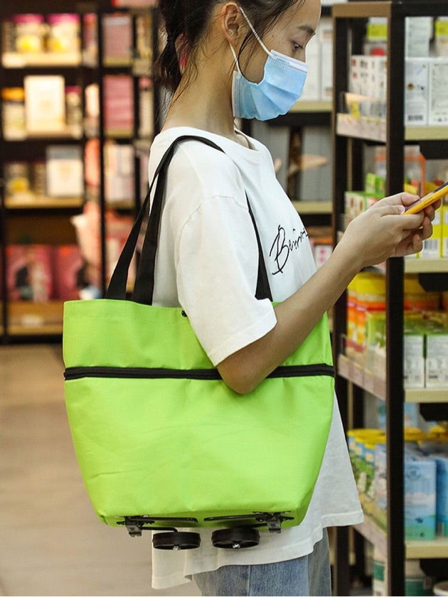 CARRITO BOLSO PARA MERCADO PLEGABLE