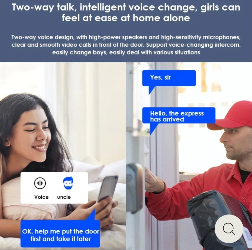 TIMBRE INALÁMBRICO CON CÁMARA