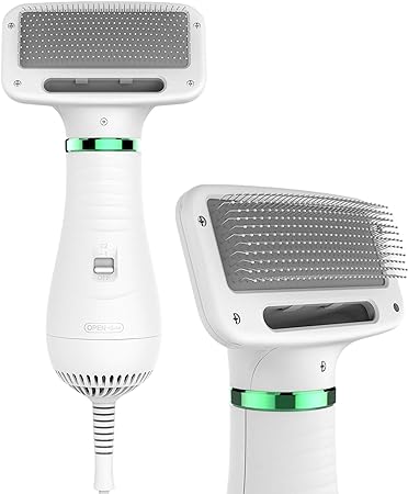 SECADOR Y CEPILLO 2 EN 1 PARA MASCOTAS