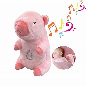 PELUCHE CAPIBARA QUE RESPIRA MUSICAL